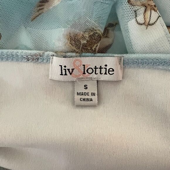 90s Y2K Angel Print Mesh Cami Crop Top Size S - Picture 4 of 4